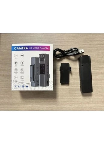 Нагрудная боди-камера AXSIS PR848 1080p Wi-Fi (P2P) — компактная HD камера для фиксации событий, поворотный объектив, аккумулятор Axis (388552533)