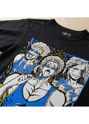 Чорна футболка з принтом record of ragnarok - buddha 2 No Brand