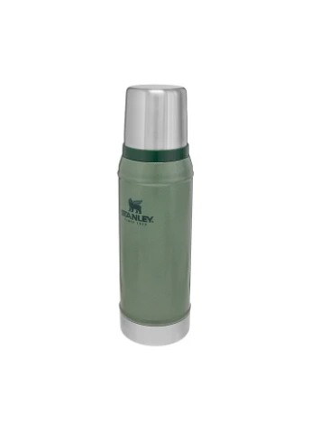 Термос Legendary Classic Hammertone Green 0.75 л, нержавеюча сталь, об'єм 750 мл, вага 0.6 кг Stanley (396848115)