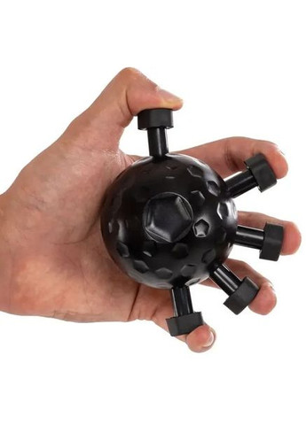 Эспандер для пальцев с двумя уровнями погрузки 20 -45 кг из силикона и металла размер 12×9.5×7 см Черный (433372А) Good Idea (352061151)