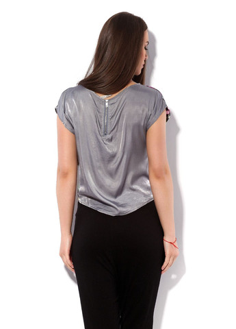 Футболка Сіро-фіолетовий Pink Woman - (321168836)