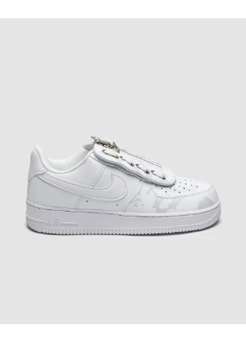 Білі кросівки чоловічі nike air force 1 shroud white camo найк аір форс 1 білі демісезон No Brand