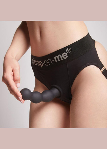 Насадка для страпона Dildo Plug Balls Black L Strap-On-Me (303907115)
