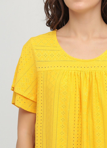 Желтая летняя блуза Avon
