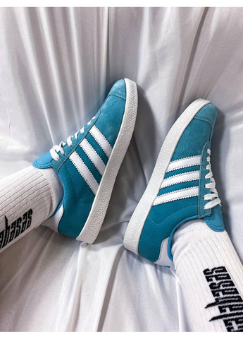 Сірі Осінні кросівки чоловічі adidas gazelle blue green v2 адідас газель No Brand