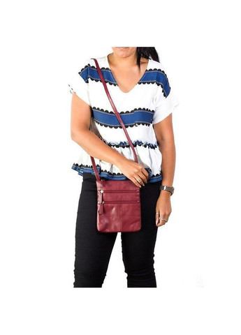 Женская кожаная сумка 18606 Slim Bag Oil Tan (18606 OIL TAN) Visconti (322200236)