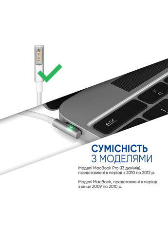 Блок питания 60W MagSafe для MacBook Pro (2010-2012) (ARS12028) ARS (325486190)