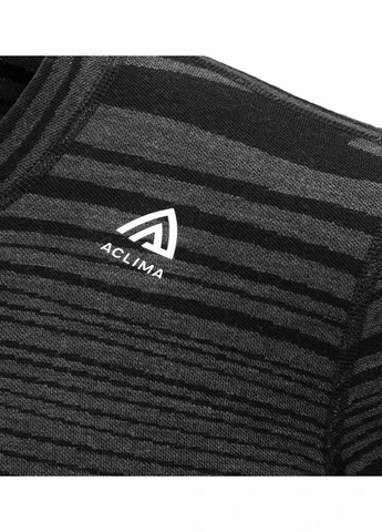 Термокофта Warm Wool 200 Crew Neck M’ Black Motion Aclima (366545424)
