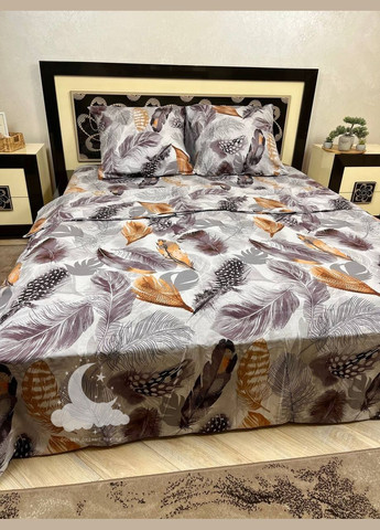 Півтораспальний комплект постільної білизни 100% Бавовна 150х220 см Vital-Textile BL1.5-1038 (326738884)