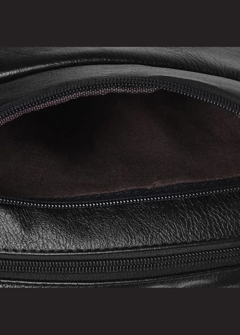 Мужская кожаная сумка K11031-black Borsa Leather (322190034)