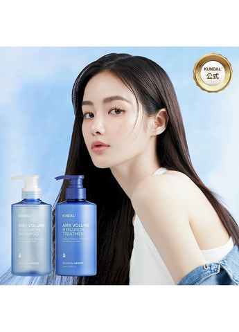 Шампунь для об'єму волосся Airy Volume Hyaluron Shampoo Blossom Breeze 500 мл Kundal (313589850)