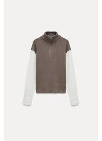 Комбінована сорочка светер Zara сорочка светр (355413979)