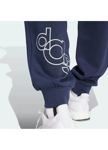 Синие демисезонные брюки adidas