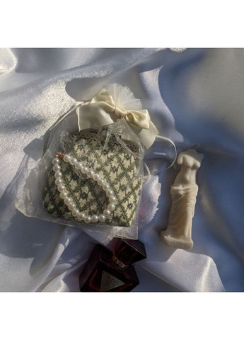 Елегантна маленька сумочка гаманець ридикуль із перлами в ромб ретро стиль No Brand (362588214)