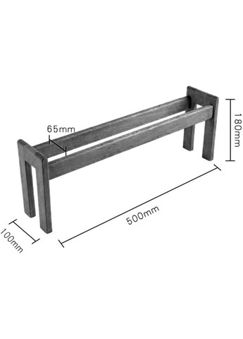 Тапочниця з дерева Натуралія мокко (ТПЧ-002410) No Brand (327848865)
