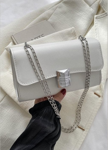 Жіноча сумка крос-боді біла No Brand (290665325)