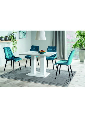 Стілець CHIC VELVET чорний каркас / бірюза BLUVEL 85 CHICVCTU Signal (372178119)