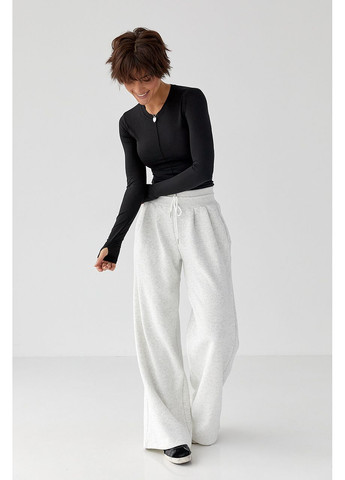 Однотонный лонг из эластичной ткани Lurex (363555354)