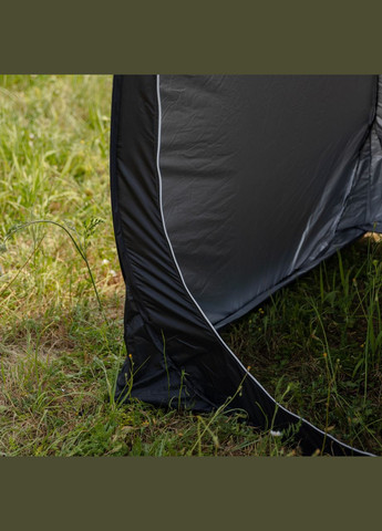 Намет душ-туалет для кемпінгу автомат 120×120×190 (см) тент для душу та туалету туристичний LU-015DB Чорний LUGI (341248424)