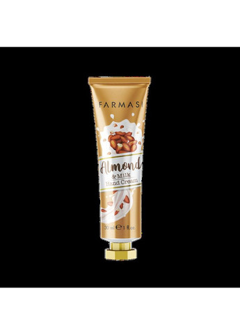 Крем для рук зволожуючий Мигдаль з молоком 30 мл Farmasi (294946658)