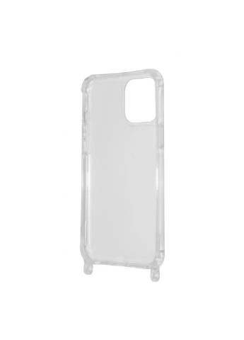 Чехол Clear Case With Strap для Iphone 12 Pro Max Midnight Blue Wave (382915532)