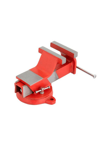 Тиски ручные поворотные слесарные HT-0080 100 мм x 4.4кг эконом Intertool (386740134)