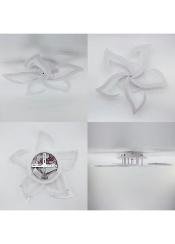 Керована світлодіодна люстра 10615 ELLA RGB 5F 42+10W RC-600x95-WHITE-230-IP20 ESLLSE 070006 (383372913)