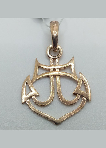 Подвесок серебро позолоченное 925 1,20г. якорь () Харківський ювелірний завод 079163 (305583055)