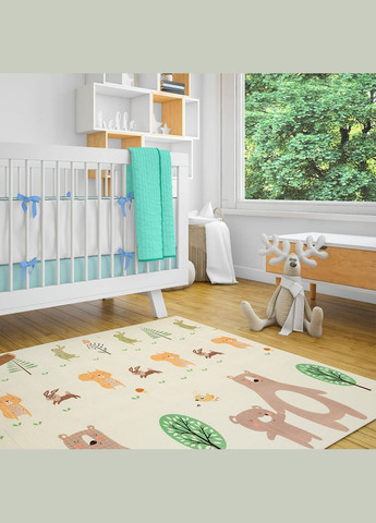 Дитячий складаний розвиваючий термокилимок "Дорога | Ліс" 200х150х0.6см (235) SW00000155 Mat4baby (315791071)