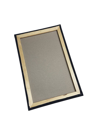 Полотно грунтованное 85 х 100 см, на подрамнике, среднее зерно, хлопок, планка 40х17 мм, черный грунт Artfactory (361861166)