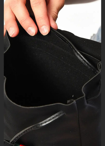 Рюкзак дитячий з екошкіри чорного кольору Let's Shop (303772108)