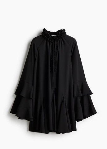 Чорна кежуал сукня H&M однотонна