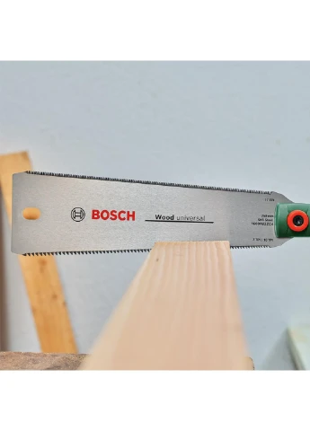 Ножовка по дереву Ryoba 250мм ручная пила для точной резки дерева и пластика Bosch (382351395)
