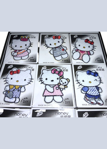 Аппликация для одежды нашивка №113 Hello Kitty 9шт/6х8см FROM FACTORY A113 (339104224)