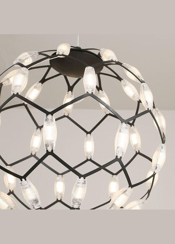 Люстра світлодіодна підвісна LED світильник для квартири на стелю лед 26278 Чорний 65-250х50х50 см. Sunnysky (364501311)