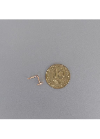 Пирсинг в нос из золота «Морская звезда», диаметр 5 мм. No Brand (355921883)