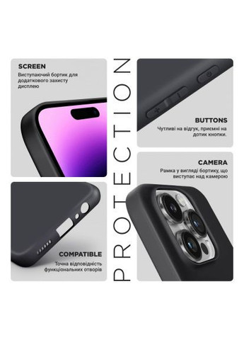 Чохол до мобільного телефона cover Black (ARM72470) ArmorStandart Matte Slim Fit Xiaomi Redmi 13C / Poco C65 Camera (366070324)