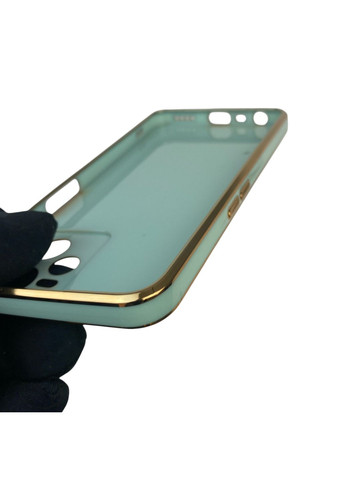 Чехол для Narzo 50A Prime с защитой камеры с золотой окантовкой на реалми нарзо 50а прайм бирюзовый gs1 Realme (366234811)