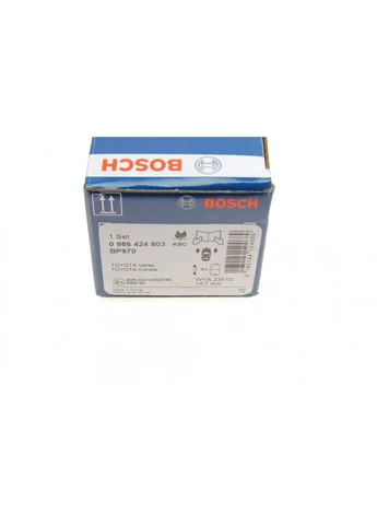 Колодки тормозные (передние) Toyota Corolla 01-08/Prius 03-09/Yaris 99-05 0 986 424 803 RU63 Bosch (332797987)