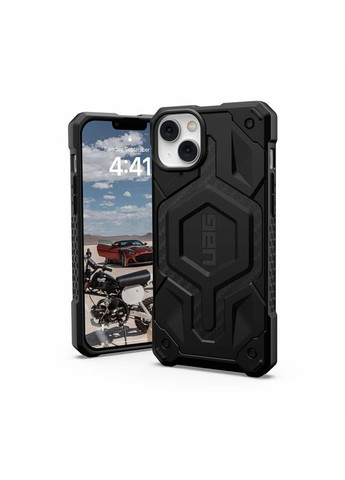 Чохол-накладка Monarch Pro Magsafe для Apple iPhone 14 Plus/15 Plus Kevlar Black (114029113940) Urban Armor Gear (370614810)