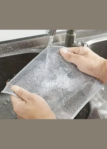 Набір 5шт металізованих серветок для миття посуду та овочів вузлова серветка-скребок China (323158499)