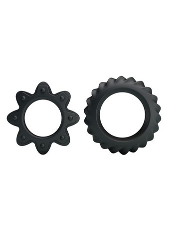 Ерекційні кільця Ring Flowering 2x Rings Чорні - CherryLove LyBaile (282708721)