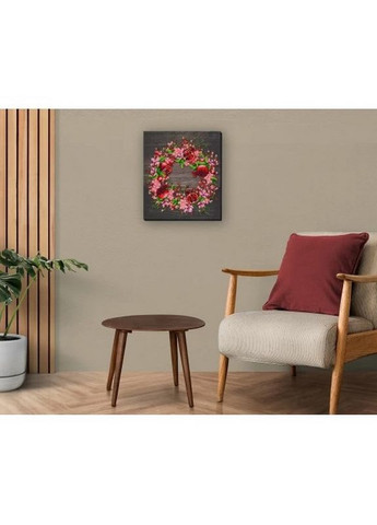 Набор для вышивания бисером «Красные гранаты» AB-890 на натуральном холсте Abris Art (305231803)