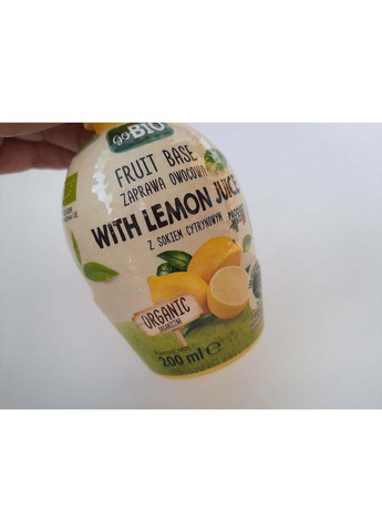 Заправка для салатов с лимонным соком goBIO, 200 мл No Brand (365875121)