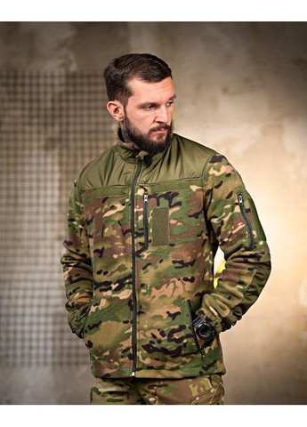 Тактична чоловіча тепла кофта на флісі мультикам No Brand (369000030)