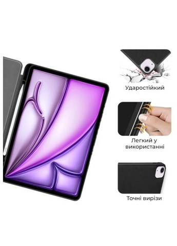 Чехол для планшета (4822352781130) Airon Premium SOFT iPad Air 13 2024 + Film Black (366521476)