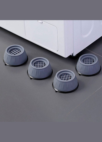 Антивибрационные подставки-присоски 4шт. для стиральной машины, ножки для машинки No Brand (303400859)