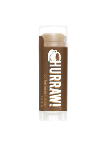 Бальзам для губ! Кавові зерна, 4.8 грам Hurraw! (338434270)