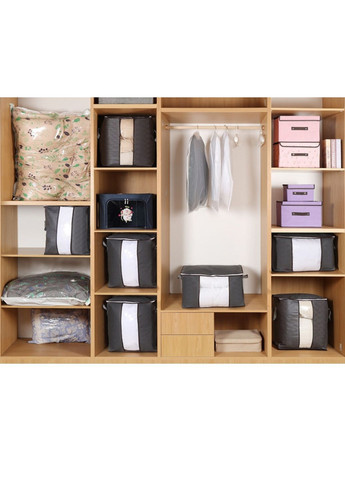 Органайзер для зберігання речей 47*43*26 см Чорний (ОДЯ-101-21) No Brand (369164210)