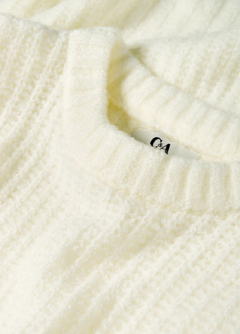 Молочный демисезонный свитер C&A